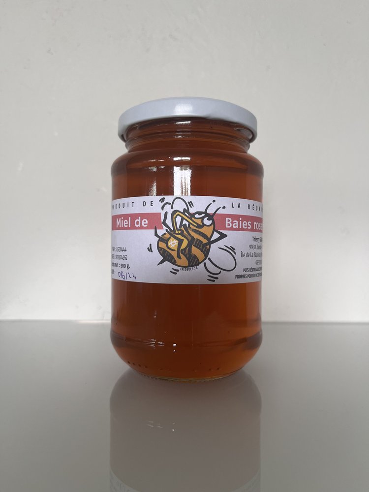 Miel de baies roses