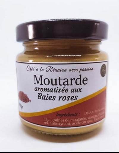 Moutarde aux baies roses