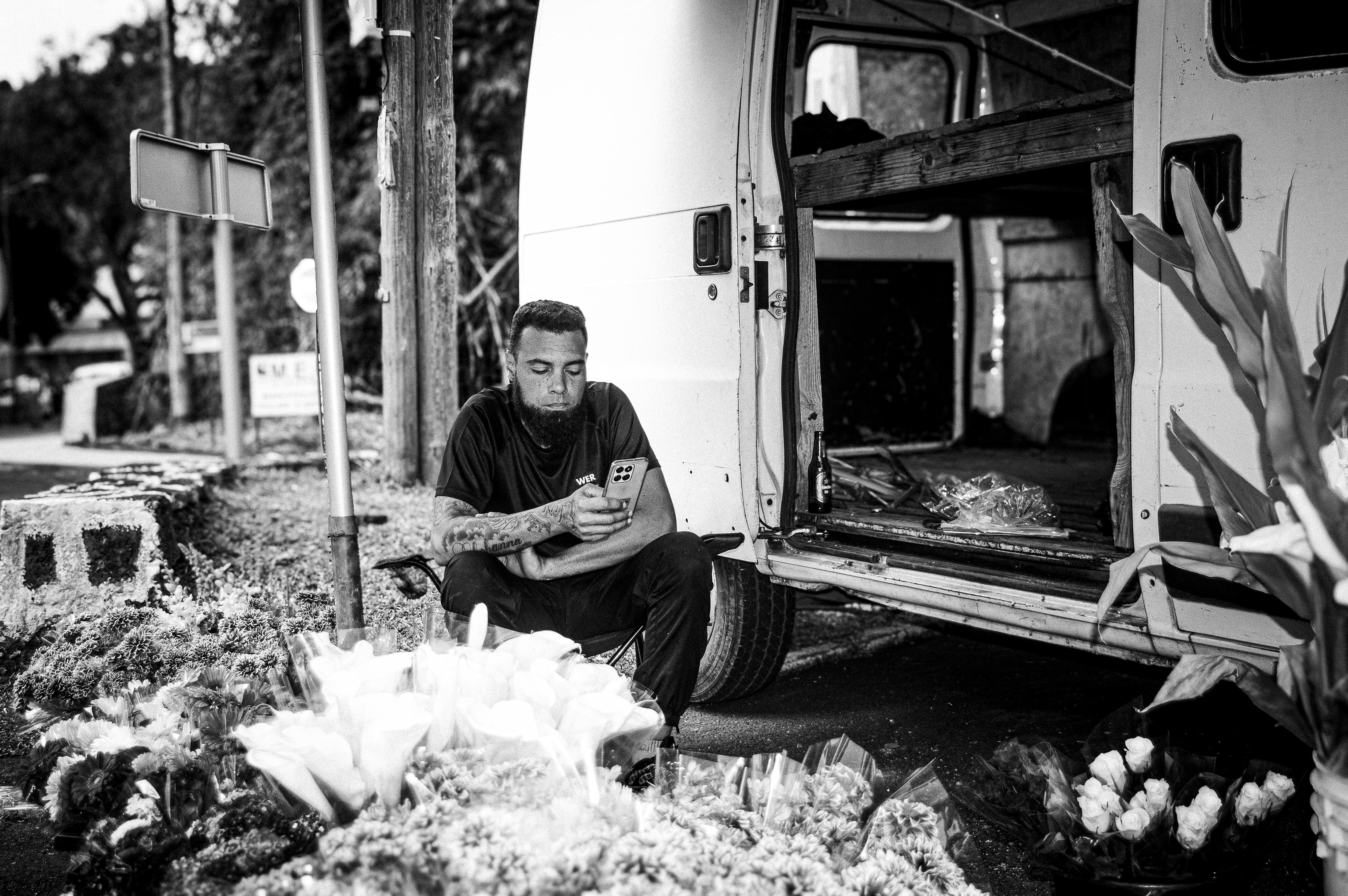 Le marchand de fleurs